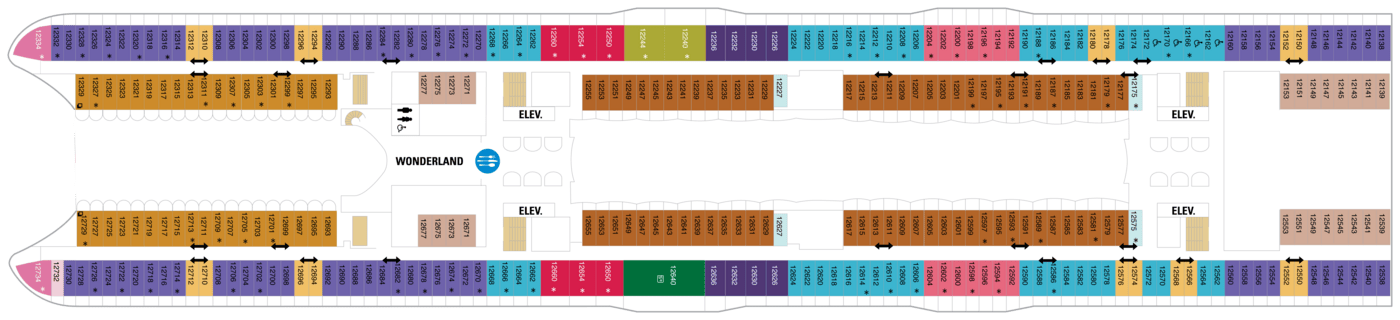 Royal Caribbean International, Symphony of the Seas, Deck 12.png